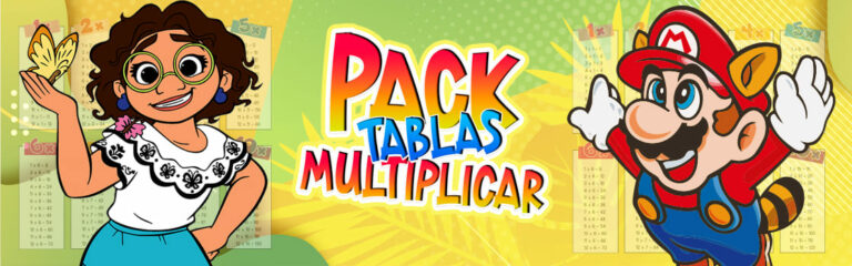 Pack Tablas de Multiplicar